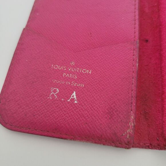 Authentic Louis Vuitton LV Monogram Folio iPhone X Case Brown Pink Phone Case - Picture 4 of 12